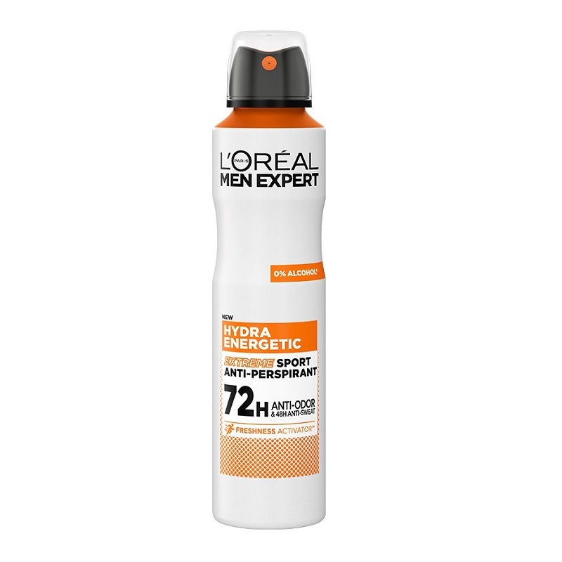 اسپری ضد تعریق مردانه HYDRA ENERGETIC لورال LOREAL