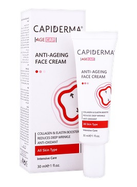 کرم ضد چروک صورت حاوی رتینول کپیدرما CAPIDERMA