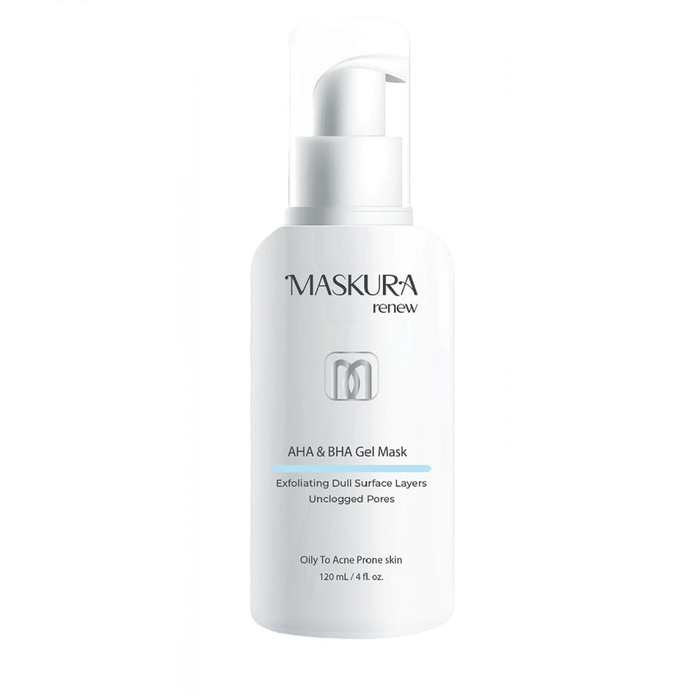ماسک صورت حاوی AHA 2% و سالسیلیک اسید 2% ماسکورا رنیو MASKURA renew