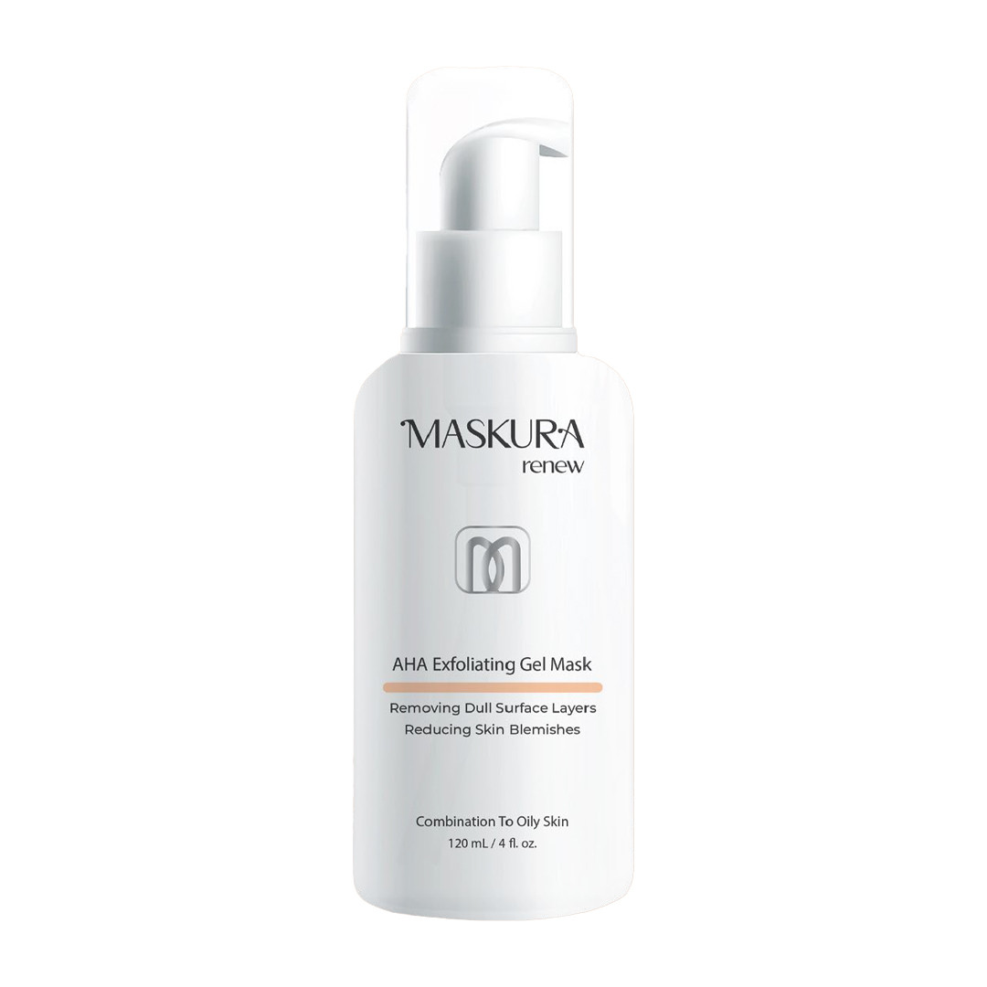 ماسک صورت حاوی AHA 6% مناسب پوست های دارای لک ماسکورا رنیو MASKURA renew