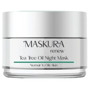 ماسک شب روغن درخت چای ماسکورا رنیو MASKURA renew