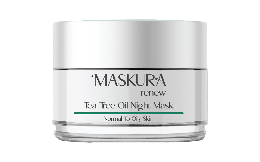 ماسک شب روغن درخت چای ماسکورا رنیو MASKURA renew