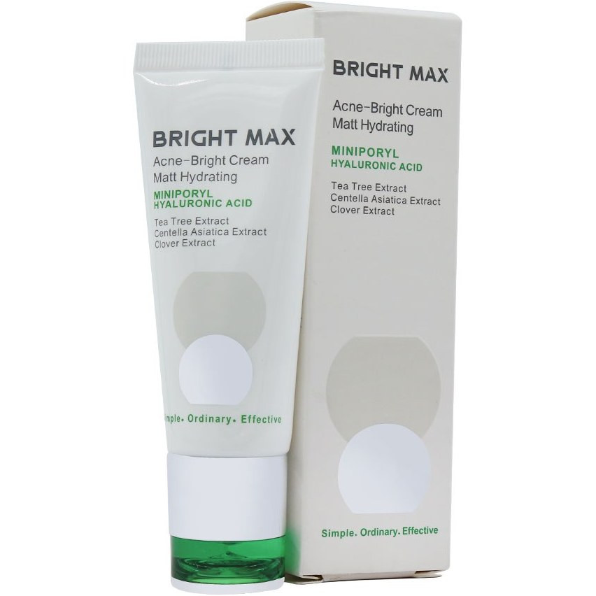 کرم مرطوب کننده مات آکنه برایت برایت مکس BRIGHT MAX
