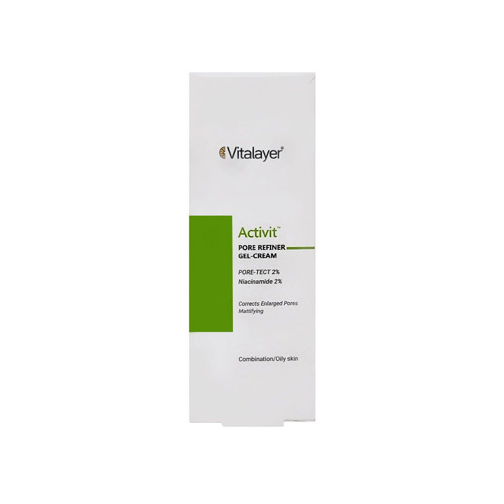 کرم ژل جمع کننده منافذ باز پوست ویتالیر Vitalayer