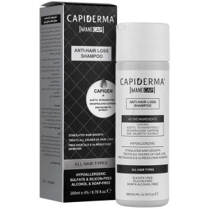 شامپو تقویت کننده مناسب موهای ضعیف و دارای ربزش کپیدرما CAPIDERMA