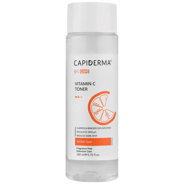 تونر پاک کننده ویتامین سی کپیدرما CAPIDERMA