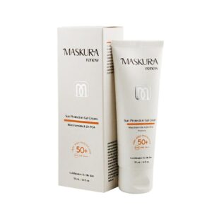 کرم ژل ضد آفتاب +SPF50 پوست چرب ماسکورا رنیو MASKURA renew
