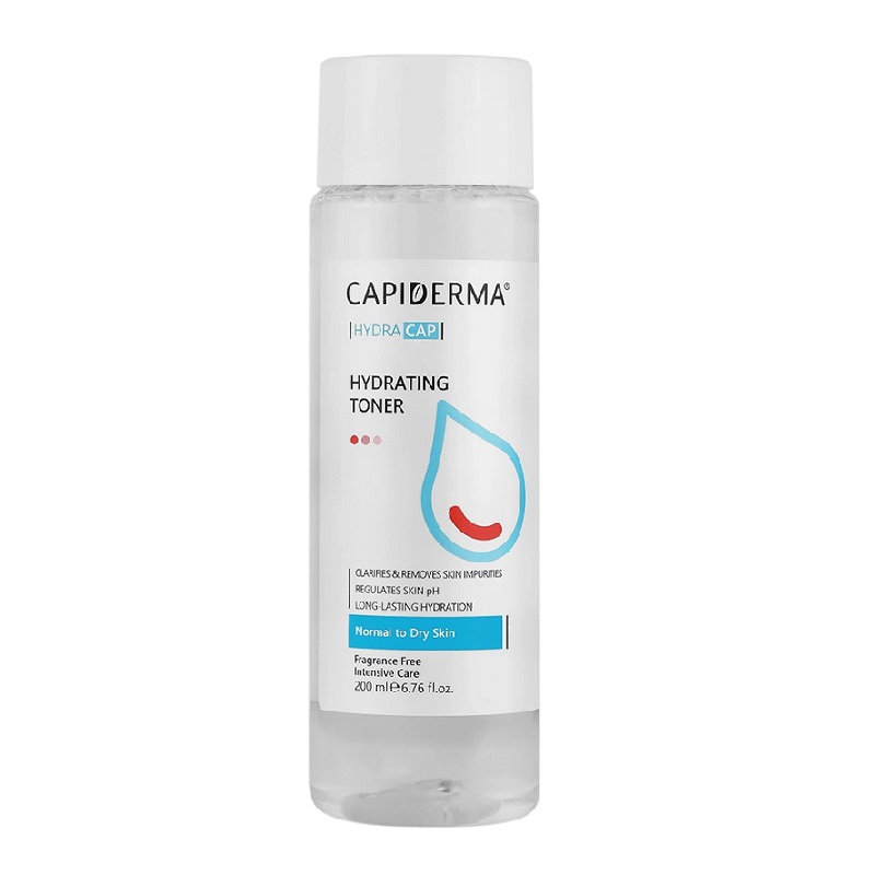 تونر پاک کننده پوست خشک و نرمال کپیدرما CAPIDERMA