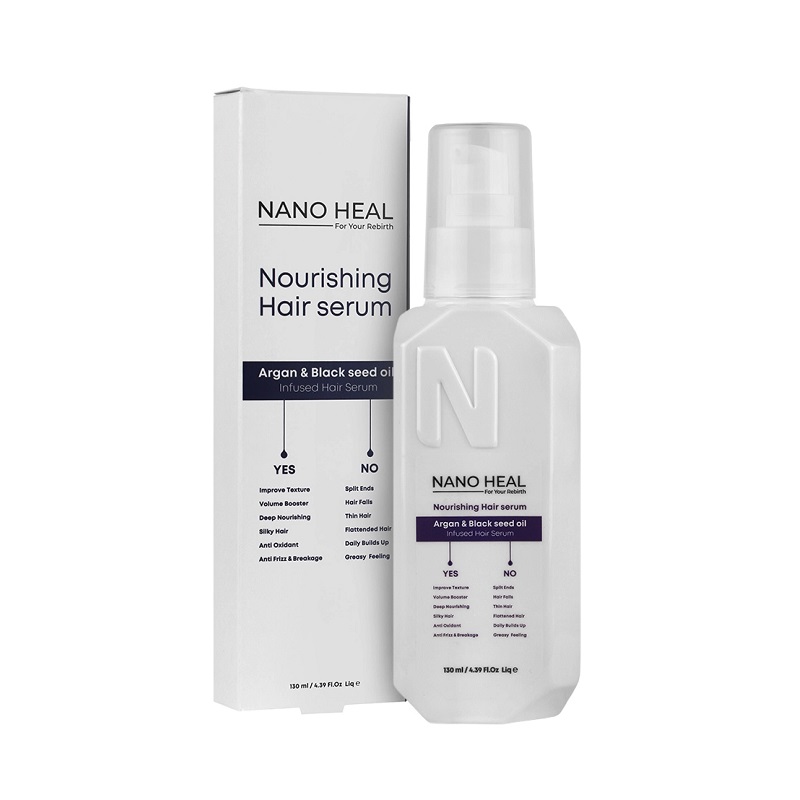 روغن مو حاوی روغن آرگان سیاه دانه و ویتامین E نانوهیل NANOHEAL