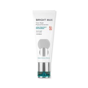 کرم ضد آفتاب فیزیکال SPF50 بی رنگ برایت مکس BRIGHT MAX