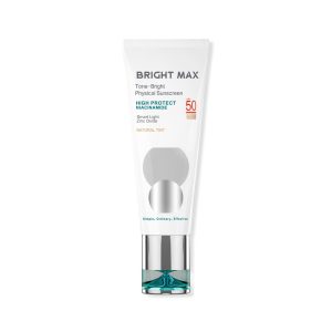 کرم ضد آفتاب فیزیکال SPF50 رنگی برایت مکس BRIGHT MAX