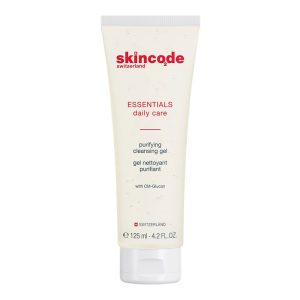 ژل شستشوی صورت مناسب پوست نرمال تا چرب اسکین کد skincode