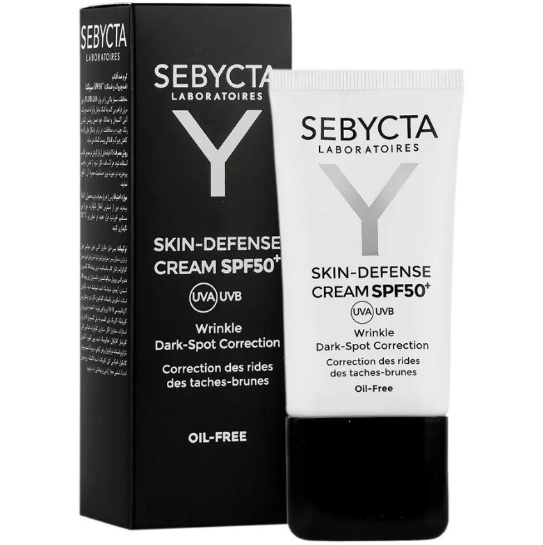 کرم ضد آفتاب ( ضد چروک و ضدلک ) +SPF50 سبیکتا SEBYCTA