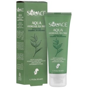 ژل آبرسان حاوی عصاره درخت چای مناسب پوست های چرب و مختلط سولس SOLACE