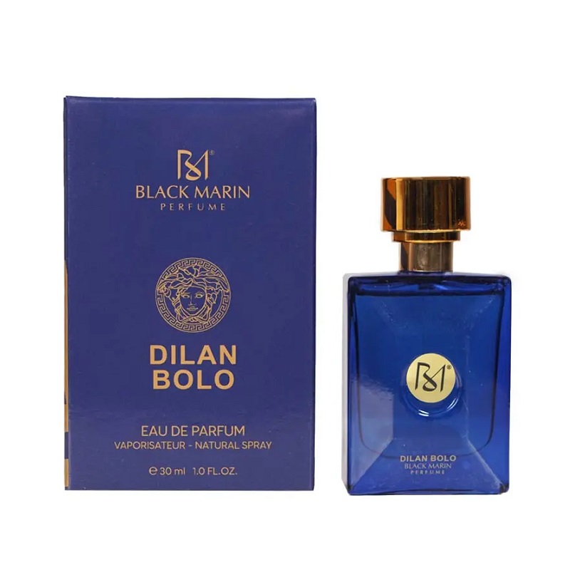 عطر ادوپرفیوم 30 میل مردانه DILAN BOLO بلک مارین BLACK MARIN