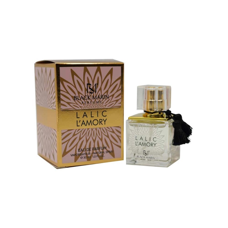 عطر ادوپرفیوم 30 میل زنانه LALIC LAMORY بلک مارین BLACK MARIN