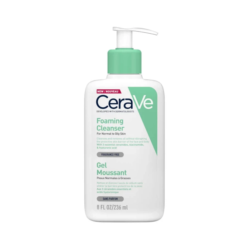 ژل شست و شو مناسب پوست چرب 236 میل سراوی CeraVe