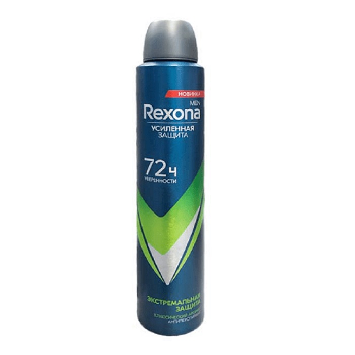 اسپری دئودرانت بدن مردانه 72 ساعته سبز رکسونا Rexona