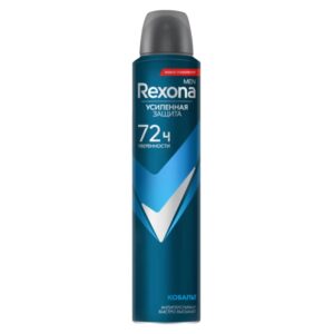 اسپری دئودرانت بدن مردانه 72 ساعته COBALT رکسونا Rexona