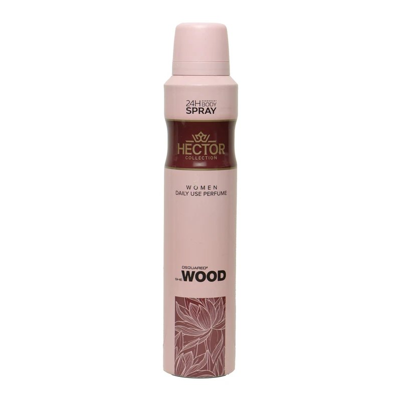 اسپری دئودورانت بدن زنانه SHE WOOD هکتور HECTOR