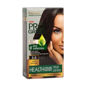 کیت رنگ مو بدون آمونیاک 3.0 کلینیک کندی Cleanic Kinditest