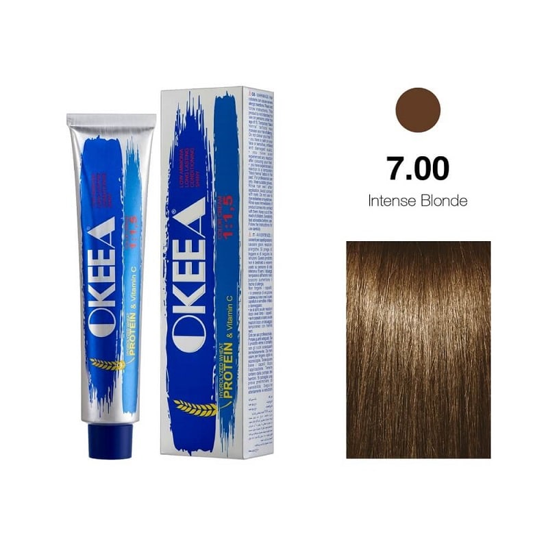 رنگ مو شماره 7.00 حجم 100 میل اکیا OKEEA