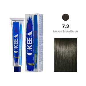 رنگ مو شماره 7.2 حجم 100 میل اکیا OKEEA