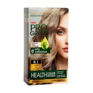 کیت رنگ مو بدون آمونیاک 8.1 کلینیک کندی Cleanic Kinditest