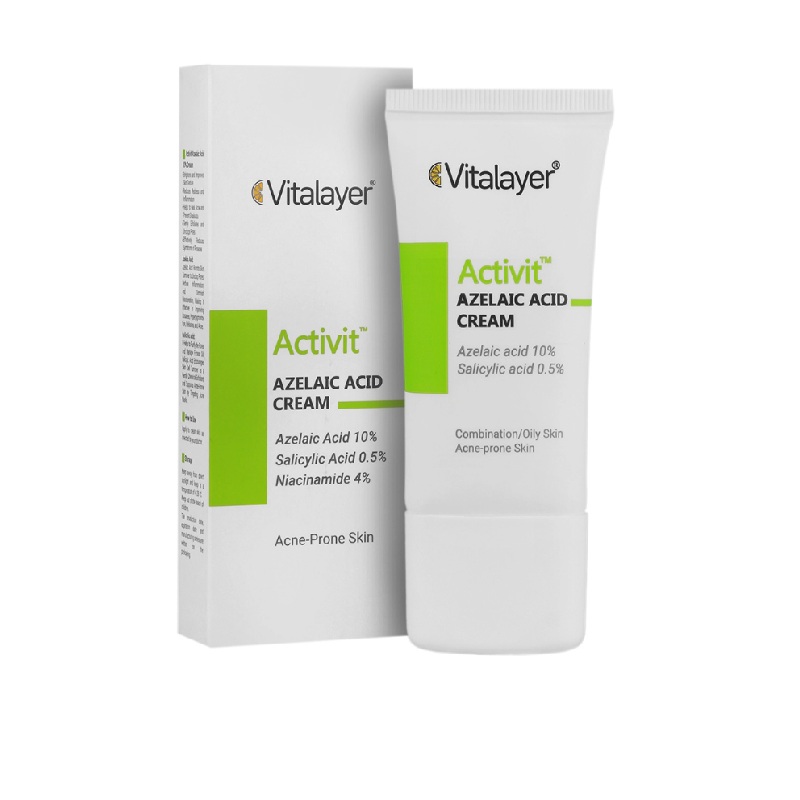 کرم آزلائیک اسید 1% اکتی ویت ویتالیر Vitalayertest