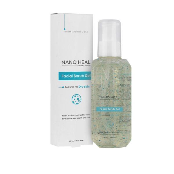 ژل شستشو اسکراب دار مناسب پوست خشک نانوهیل NANOHEALtest