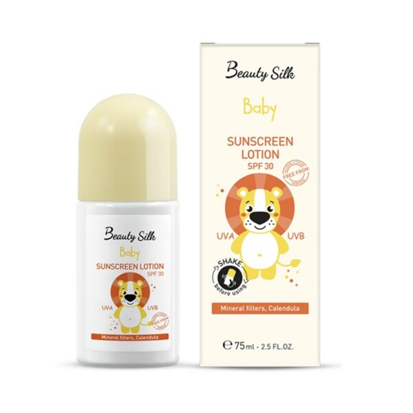 لوسیون ضد آفتاب کودک SPF30 بیوتی سیلک Beauty Silk