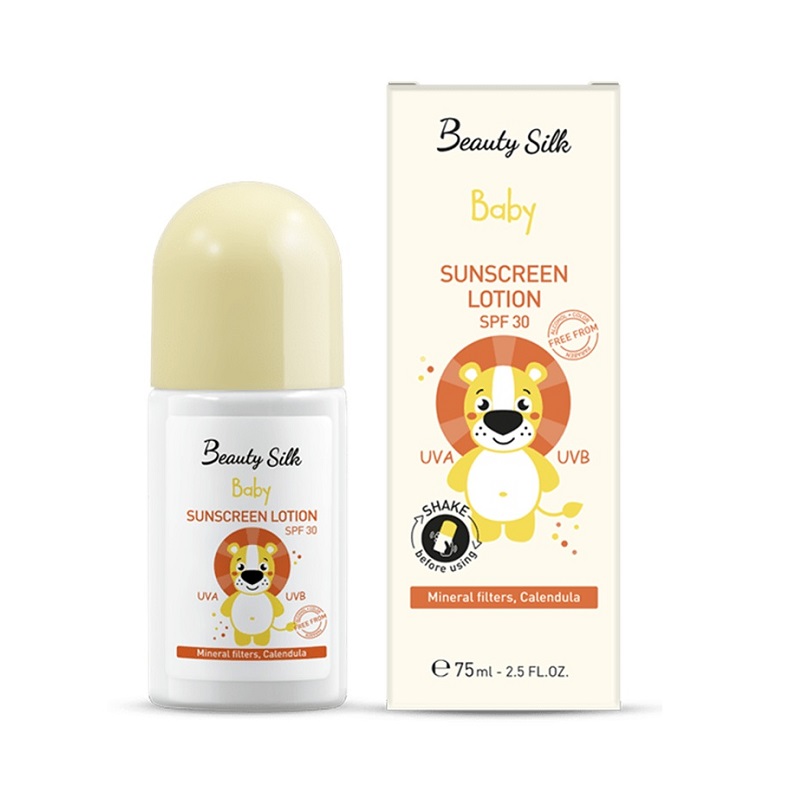 لوسیون ضد آفتاب کودک SPF30 بیوتی سیلک Beauty Silk