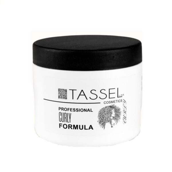 ماسک آبکشی ترمیم کننده موهای فر حاوی کراتین 500 میل تاسلاین TASSELine