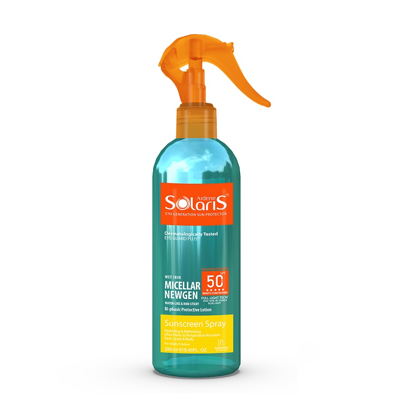لوسیون دو فاز ضد آفتاب فاقد چربی +SPF50 آردن سولاریس Ardene Solaris