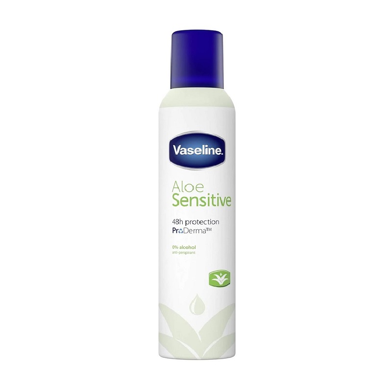 اسپری دئودرانت بدن Aloe Sensitive وازلین Vaseline