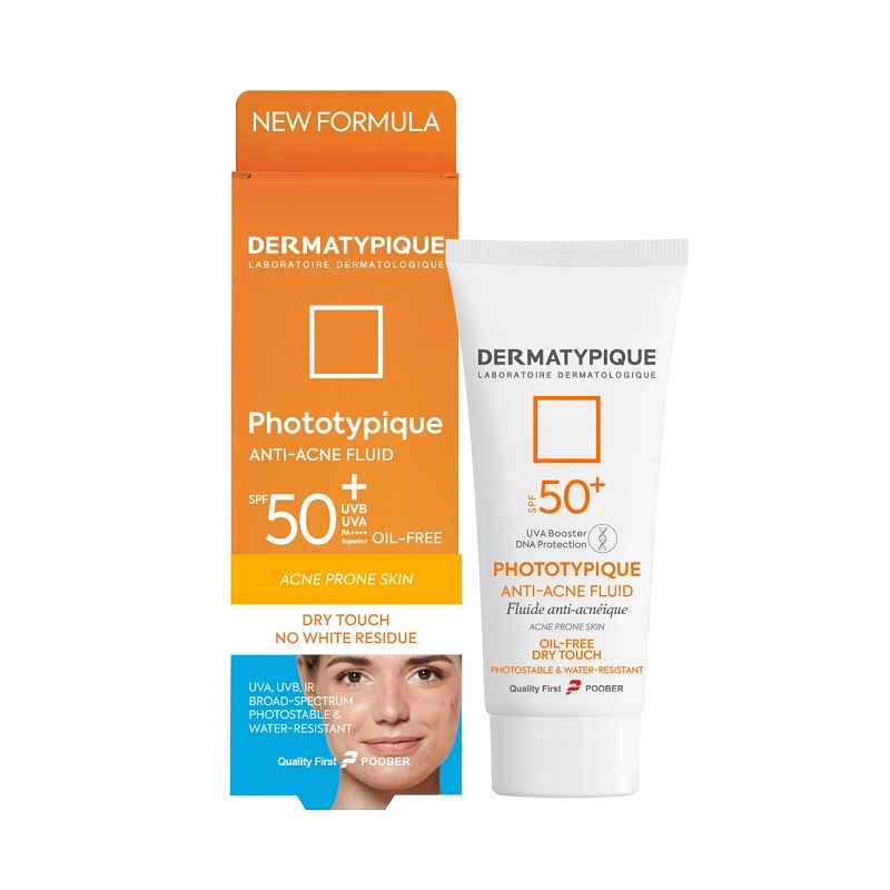 فلوئید ضد آفتاب پوست چرب و دارای جوش +SPF50 فتوتیپیک درماتیپیک DERMATYPIQUE