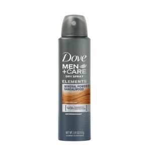 اسپری دئودرانت بدن مردانه mineral powder داو Dove