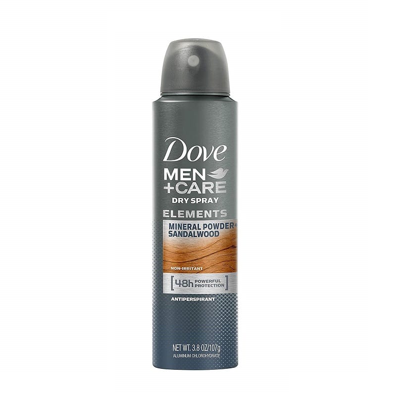 اسپری دئودرانت بدن مردانه mineral powder داو Dove