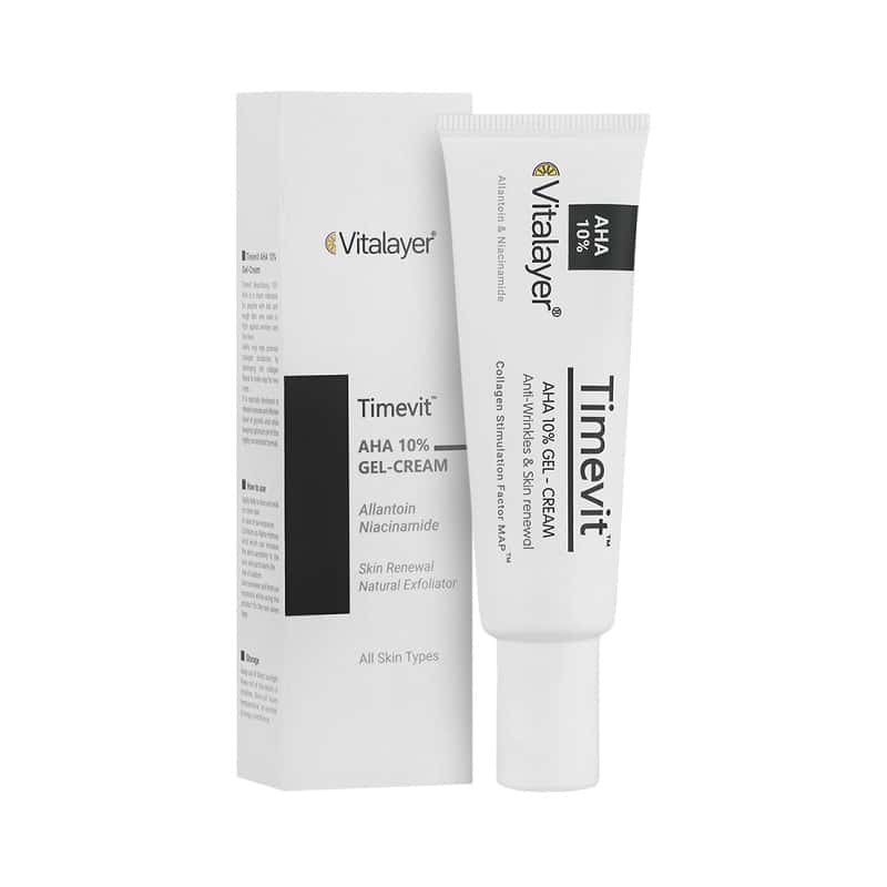 کرم ژل ضدچروک و لایه بردار حاوی AHA 10% ویتالیر Vitalayer