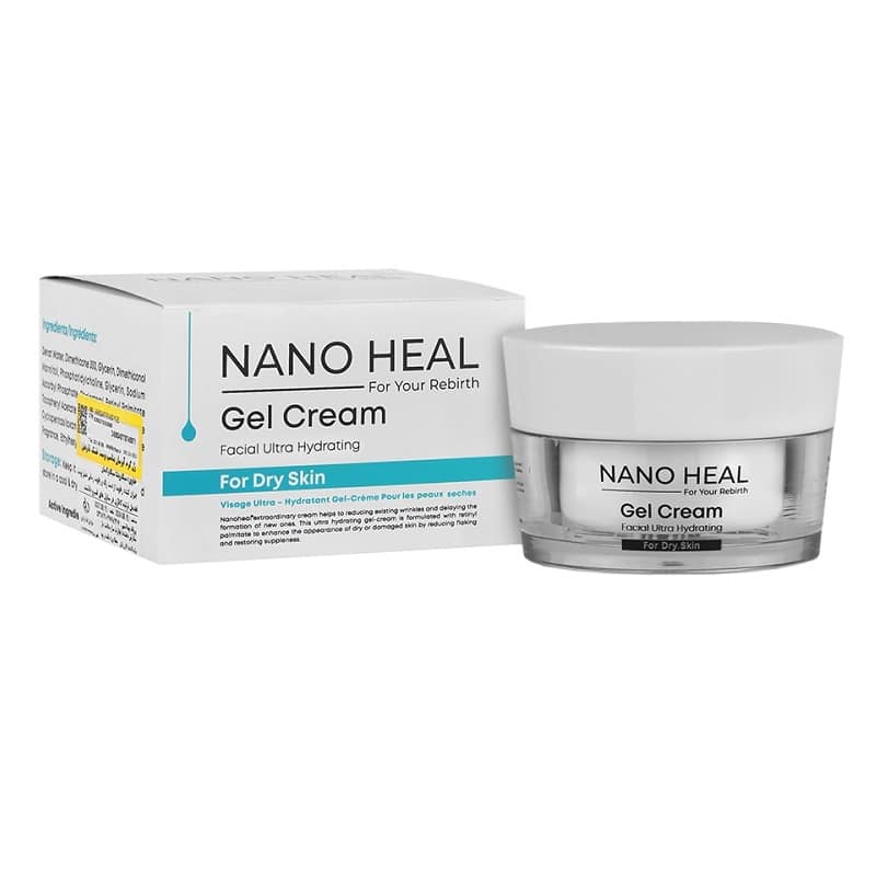 ژل کرم آبرسان مناسب پوست خشک نانوهیل NANOHEAL