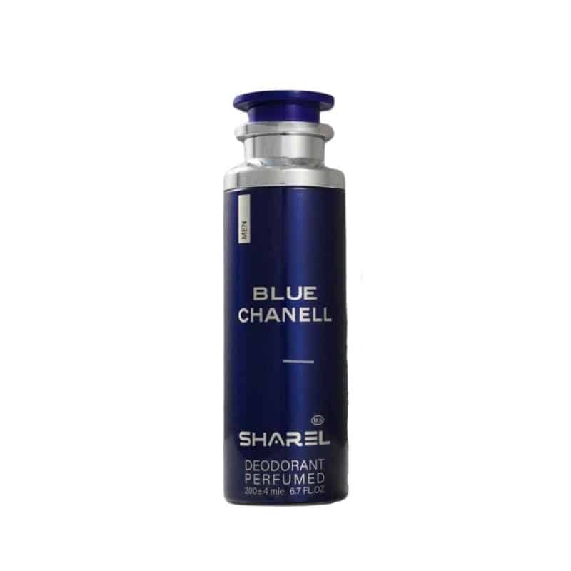 اسپری دئودرانت بدن مردانه BLUE CHANELL شارل SHAREL