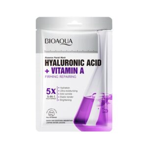 ماسک ورقه ای هیالورونیک اسید و ویتامین آ بایوآکوا BIOAQUA