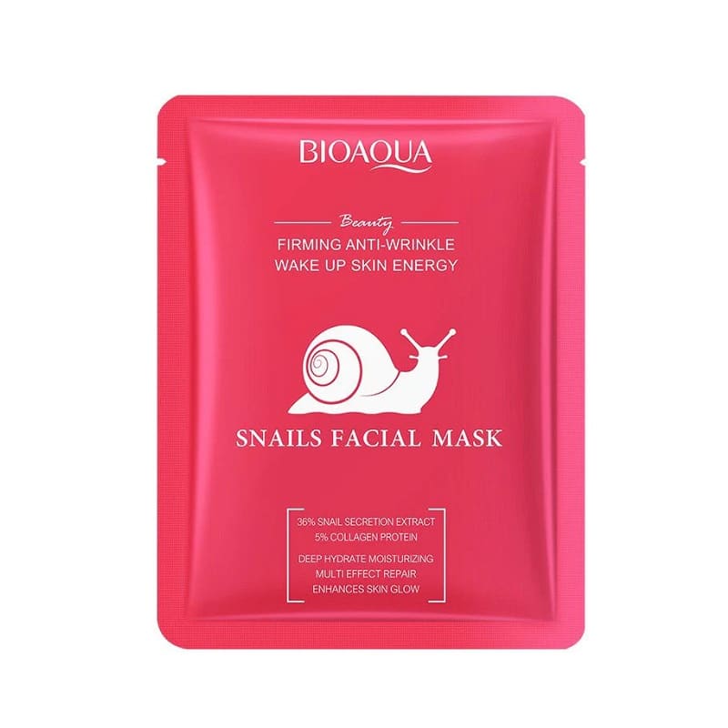 ماسک ورقه ای حلزون بایوآکوا BIOAQUA