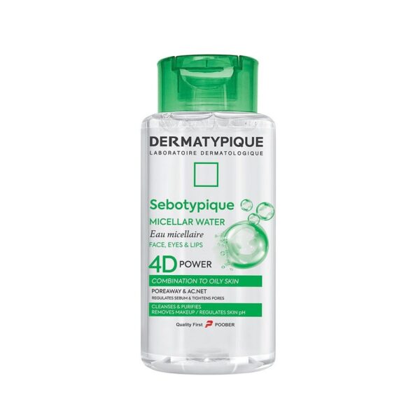 محلول پاک کننده آرایش پوست مختلط تا چرب سبوتیپیک درماتیپیک DERMATYPIQUE