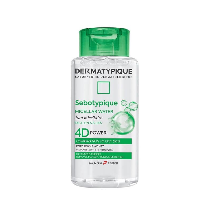 محلول پاک کننده آرایش پوست مختلط تا چرب سبوتیپیک درماتیپیک DERMATYPIQUE