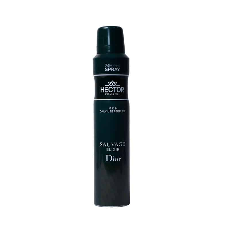 اسپری دئودورانت بدن مردانه SAUVAGE ELIXIR هکتور HECTOR