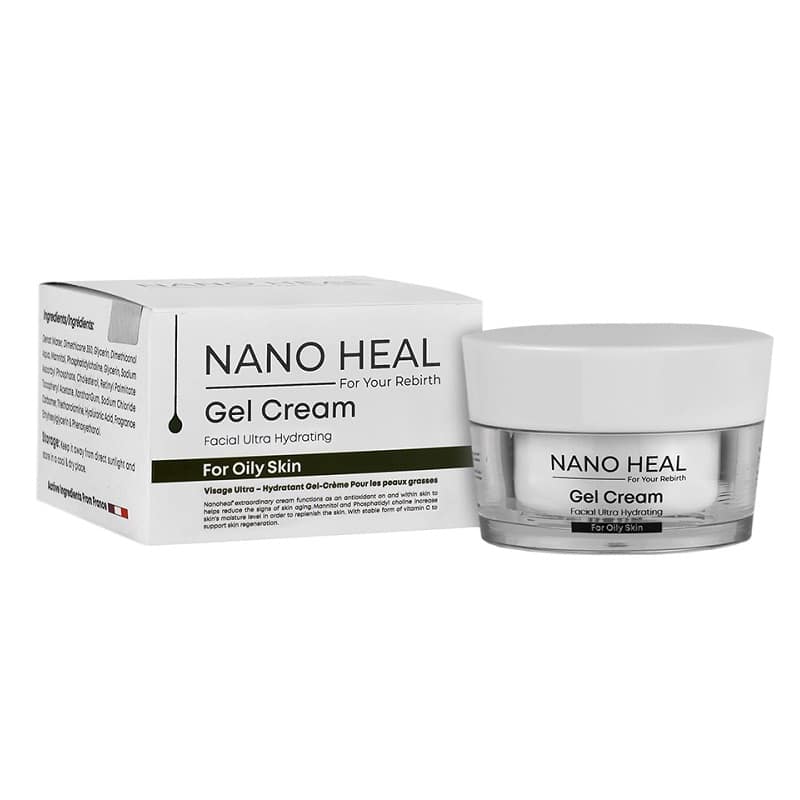 ژل کرم آبرسان مناسب پوست چرب نانوهیل NANOHEAL