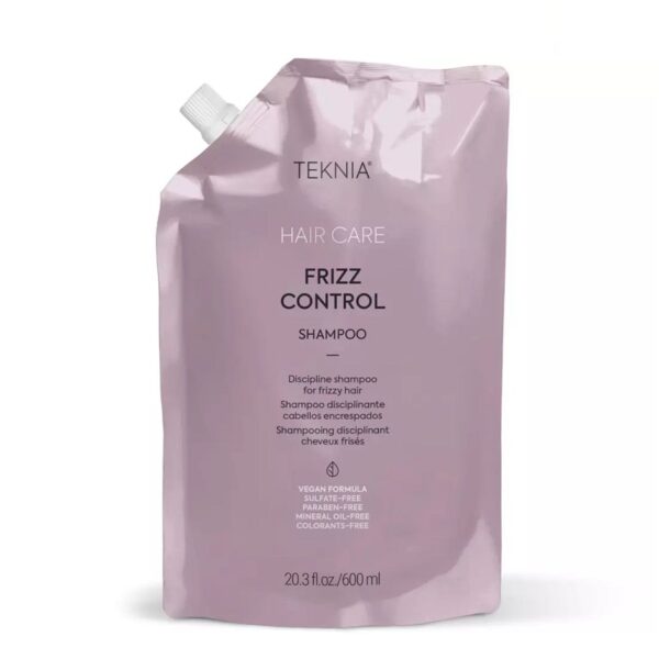 شامپو بدون سولفات ضدوز سری Teknia مدل Frizz Control حجم 600 میل لاکمه LAKME