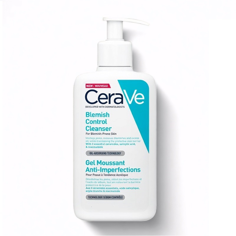 ژل شوینده پوست چرب و جوش دار 473 میل سراوی CeraVe