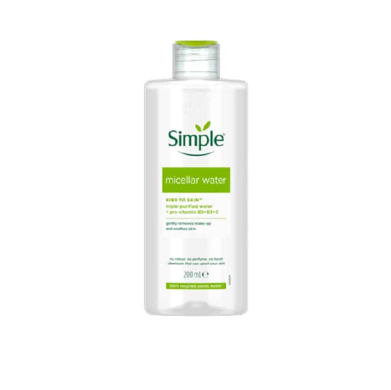 محلول پاک کننده آرایش KIND TO SKIN حجم 200 میل سیمپل Simple